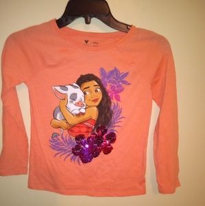 Moana shirt girls size 7